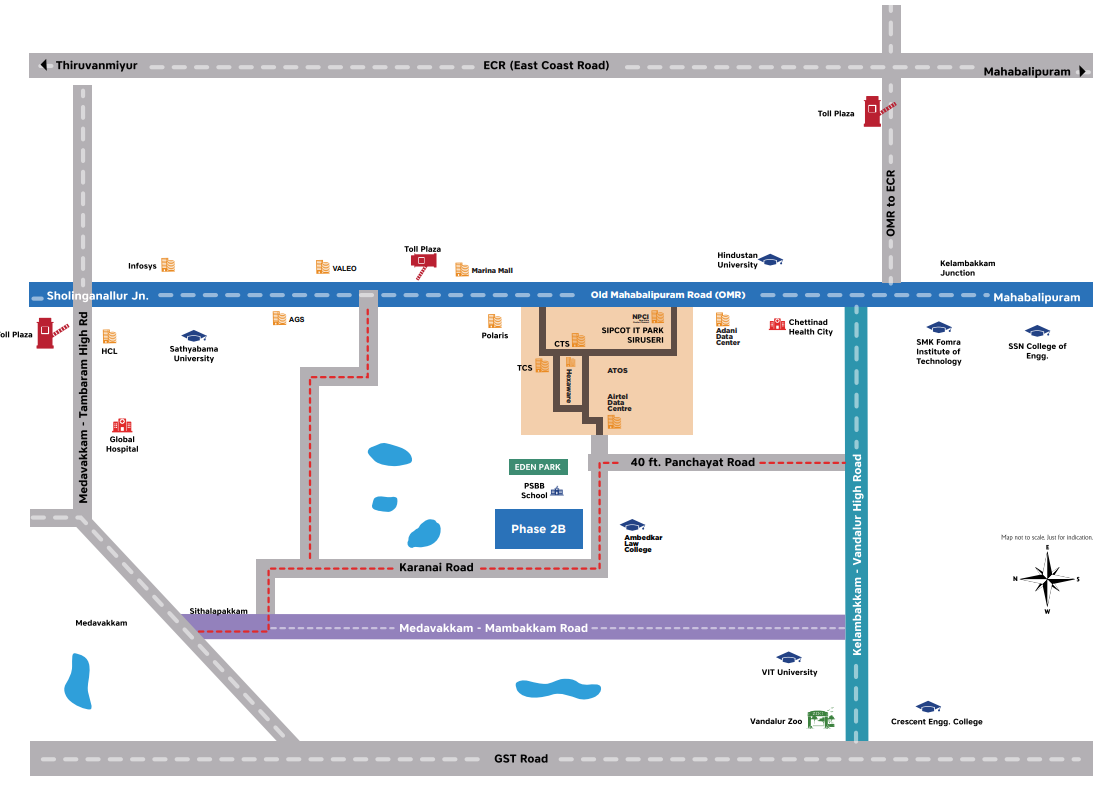 Location Map – Pragnya Edenverse