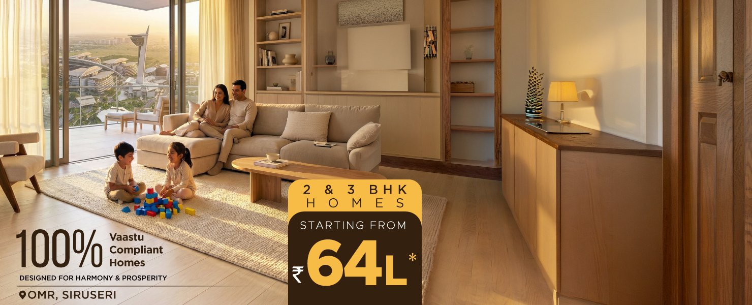 Live in a 92 Acre Green Heart of OMR – Pragnya Edenverse