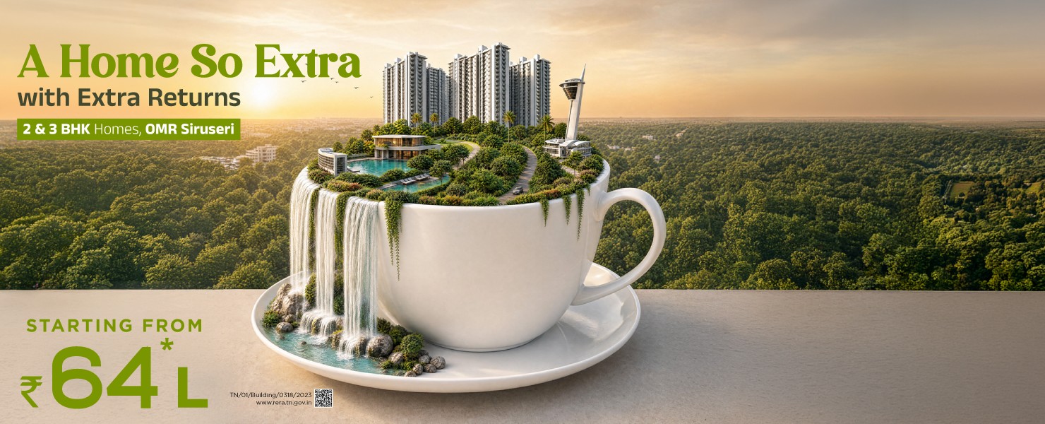 Live in a 92 Acre Green Heart of OMR – Pragnya Edenverse