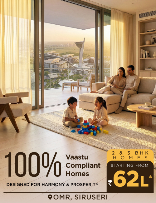 Live in a 92 Acre Green Heart of OMR – Pragnya Edenverse