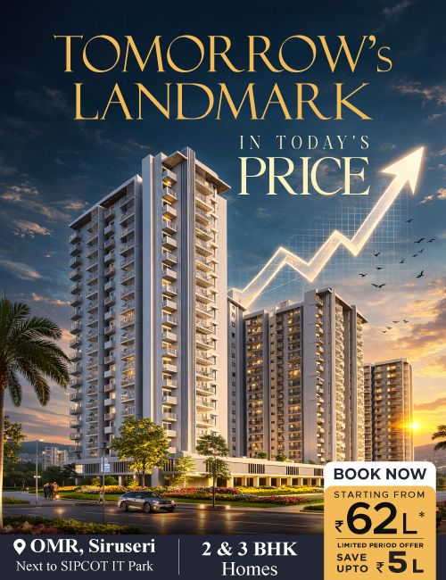 Live in a 92 Acre Green Heart of OMR – Pragnya Edenverse